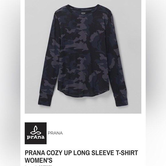 Prana Tops - Prana Gray Camo Shirt
